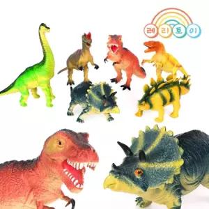 PV 6종 대형 공룡세트피규어 선물 인형 소형 학습 모형