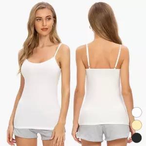 베이직 캡나시 끈조절 이너웨어 여성 민소매 웨어 브라탑 여자 블라우스 여자티 나시