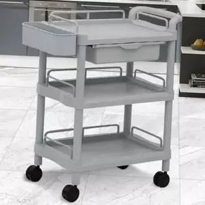 선반 가정용 수납 이동식 주방 3단 카트 트롤리 수납이동카트