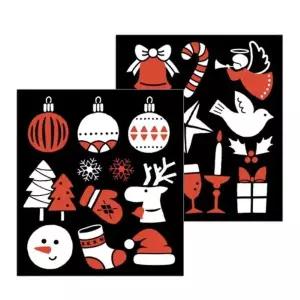 스티커 반짝이 X-MAS(2매) 해피데이 GS-5704