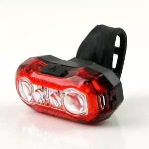 USB충전 자전거 발광다이오드 안전 점멸기 Red Light 야간주행 용품 자전거등 라이트 배낭 생활방수