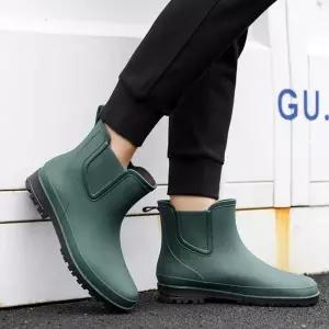 남성 첼시 레인부츠 앵클 방수화 숏장화 장마철 패션 비오는날 미끄럼방지 발편한 캐주얼 스포티 빗길 일상