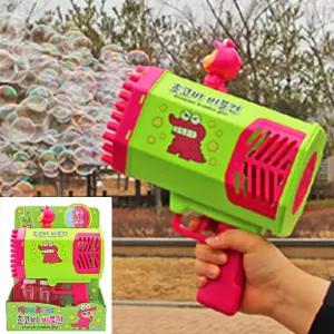 버블건 짱구 Led 자동건 비눗방울놀이 비누총건 장난감