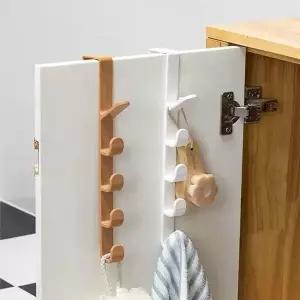 [RIZPICK]수납 정리 무볼트 무타공 다용도 도어 후크 간편한 도어 옷걸이
