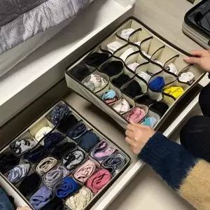 [RIZPICK]속옷 칸칸이 정리함 24칸 칸칸이정리함 양말정리함 서랍정리함