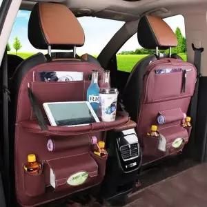 차량용 태블릿 거치대 자동차 뒷좌석 시트백 수납함