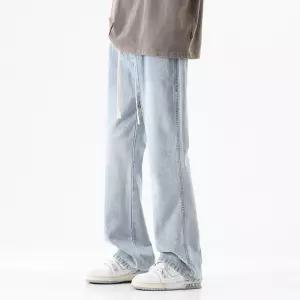 남사친 데님 데님팬츠 스타일 황토 와이드핏 미국 부츠컷 바이브패션스트링 배기팬츠 청바지 나염 LKTM 패