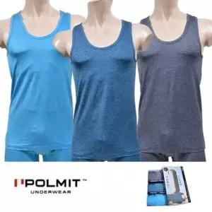 (폴밋)플렉스 인견 무지 베이직 남성 런닝 3매입