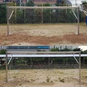 [골드스마일]스카로 축구 골대 스텐 운동장 학교 축구 골대 2개