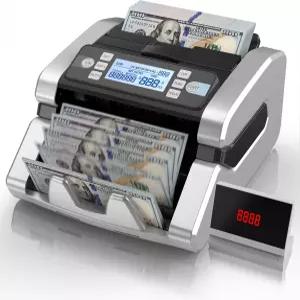 폰노르 머니 카운터 머신 가치 계산 UV/MG/IR/MT/DD 위조 탐지 USD/EUR 지폐 추가 및 배치 모드 현금