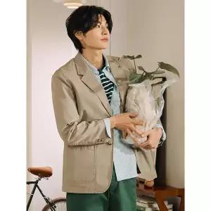 빈폴 25SS 코튼 스트레치 가먼트워싱 재킷 베이지 BC5111C11A