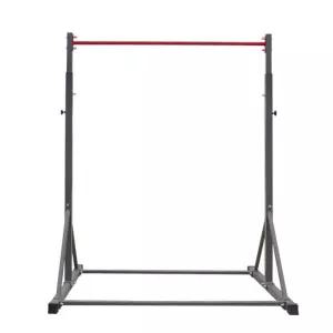 야외철봉 레드 평행봉 풀업바 철봉바 턱걸이 수평 블랙기둥 이동식 바