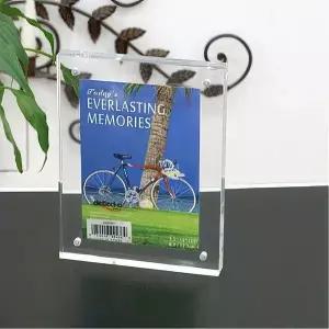 탁상용 안내판 광고 사진 두꺼운 자석 액자 4R 102x152 사무실 가족