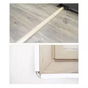 전선 선정리 커버 몰드 대형 반달 쫄대 48mm 1M 2P 몰딩 덮개 케이블 랜