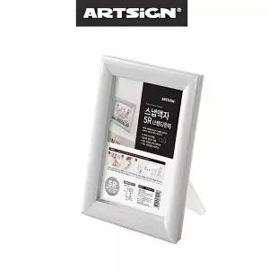 테이블 스탠트 액자 안내판 그림 사진 프레임 은색 5R 아기사진 거실