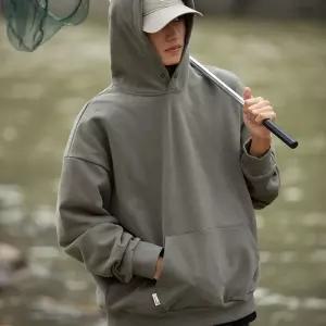 남녀공용 루즈핏 기모안감 후드티 베이직 후드 남친룩 모자 무지 빈지티 커플