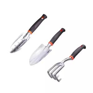 원예 화분 가드닝 잡초 분갈이삽 알루미늄 플랜터3PCS꽃 분갈이 용삽 공구 모종 가꾸기 갯벌체험 도구