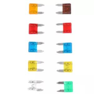 신형 미니 자동차 차량 예비 퓨즈 10개 휴즈 홀더 박스 차량용 자가 교체 전력
