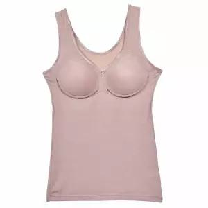 볼륨 브라 런닝 나시탑 노나 캡나 내장 편한 러닝 나시 패드 여성 노와이어