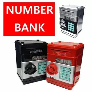 비밀번호금고 건전지 AA 3개 포함저금통 보관함 개인 아이디어제품 소형 미니