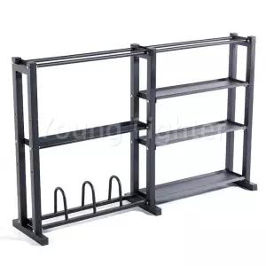 헬스장 용품 선반 거치대 정리대 덤벨 아령 짐볼 매트