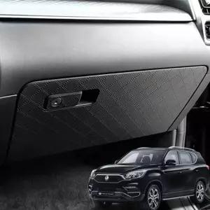 [RIZPICK]TBZ 가죽 글로브박스커버 G4렉스턴 스크래치방지몰딩