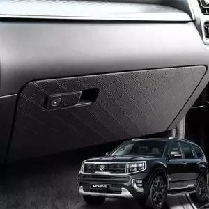 [RIZPICK]TBZ 가죽 글로브박스커버 모하비 더마스터 스크래치방지몰딩