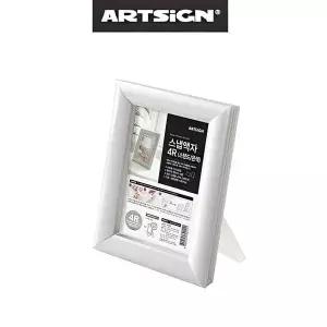 테이블 스탠트 액자 안내판 그림 사진 프레임 은색 4R 거실 가족