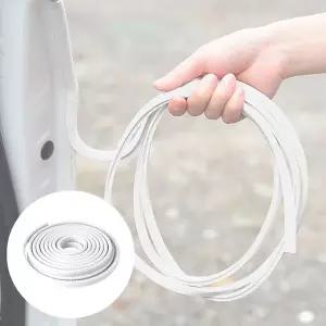 [RIZPICK]문콕방지 자동차 도어 범퍼몰딩 5M 화이트 문콕방지화이트몰딩