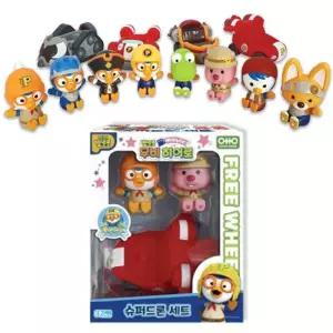 위플 뽀로로 프리휠 무비 히어로 슈퍼드론 세트역할놀이피규어 규어 어토이 어장난감 모형어 캐릭터어 장식