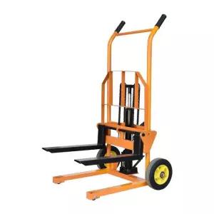 핸드 포크 리프팅 파렛트 운반 리프터 물류 상하차 바퀴