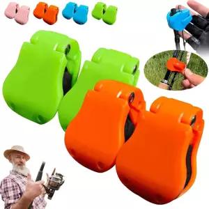 1쌍 낚싯대 홀더 고정 클립 스트랩 폴 컴팩트 디자인 벽걸이 랙 로드클립 낚시 액세서리 포드 낚시용품