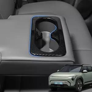 EV3 튜닝 용품 2열 컵홀더 커버 몰딩스크래치방지 자동차 신차 필수 카본 기스