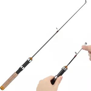 미케야 청소년용 망원 얼음 낚싯대 - 작고 내구성이 뛰어난 태클 도구