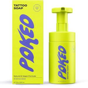 진정 식물성 및 천연 피부 정화제가 함유된 Poked Tattoo Aftercare 비누 (6.7 Fl Oz)