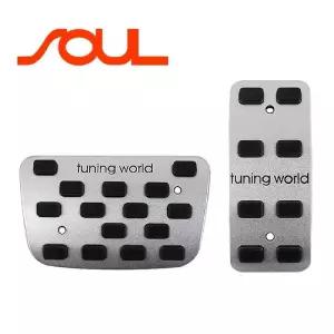 디퓨젼 튜닝페달 쏘울 2P 엑셀 브레이크 커버자동차용품 차량 순정형자인 패드 패달 논슬립