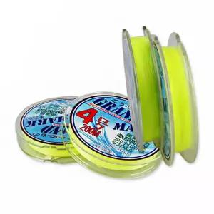 낚시용품 형광색 원투전용 라인 모노 필라멘트 줄루어 바다 낚시릴 세트 바늘 민물 목줄 카본 피싱그립 집