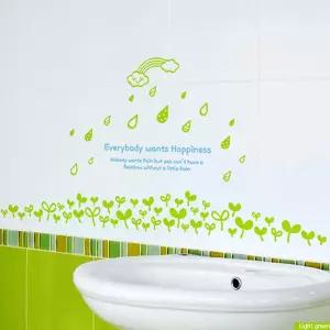 행복을원해요 인테리어스티커 라이트그린 스카이블루케릭터 팬시용품 케릭터