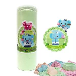 (루미샌드) 모래놀이 프린세스 프링_젤리콩 그린 촉감 미니 세트 아트 만들기재료 어린이날선물 촉각 발달