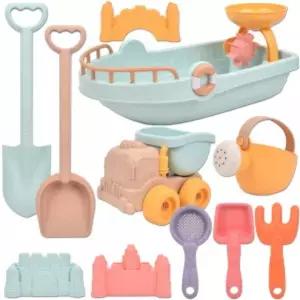 샌디토이 대형 보트 선박 11종 모래 놀이 세트샌드 장난감 바스켓 놀이통 어린이