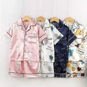 아동실내복 아이스실크 아동 반팔 잠옷 캐릭터파자마 205733