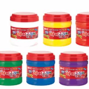 아이클레이 버켓 400g 택1 유아촉감놀이 치 매예방피규어 소근육발달 점토 매예 교구 노인만들기 공예 경로