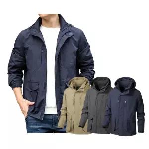 남성 아웃도어 후드야상 점퍼 바람막이 자켓집업 남자 여름 항공 블레이져 캐주얼 블루종