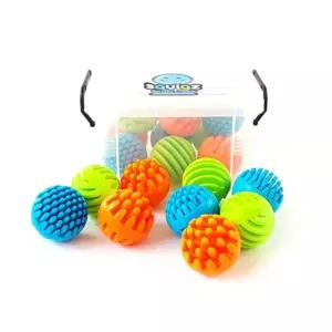 오감놀이 스퀴즈 실리콘 감각볼 9입 촉각공 유아 촉감 세트