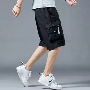 남성 포켓디자인 카고 반바지 INSUM57N 밴딩팬츠 캐주얼팬츠 여아 면