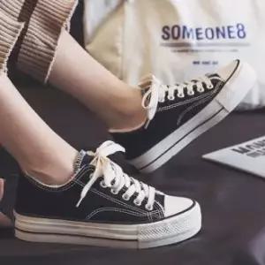 230 270 털안감 로우 캔버스화 털스니커즈