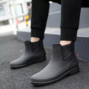 남자 깔끔한 디자인 비오는날 장마 장화 레인부츠낚시 물질 남성슈즈 남성용 숏부츠