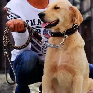 [반려] 로프리드줄 블랙 대형견목줄 L 중형견줄 대형견리드줄