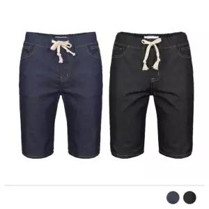 MP24025 바리든 스티치 5부 데님 반바지남성팬츠 남자청 청반 5부청 남성청