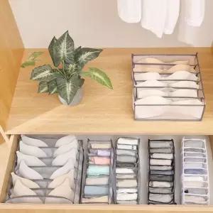 [골드스마일]6칸 브라정리함 망사 속옷정리함 옷장정리 서랍정리